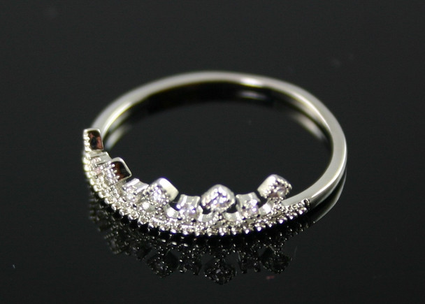 Silver Crown Ring