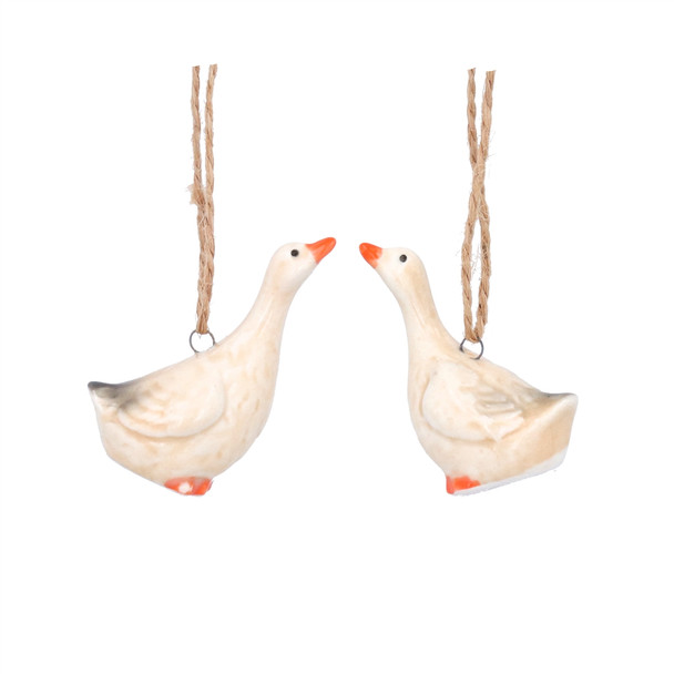 Ceramic Goose Decoration