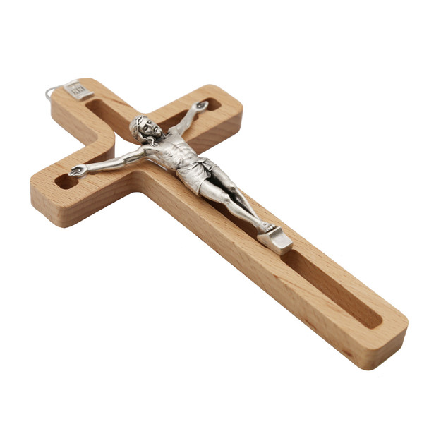 Beech Wood Crucifix
