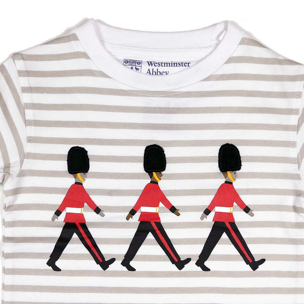 London Guards Striped Cotton T-Shirt