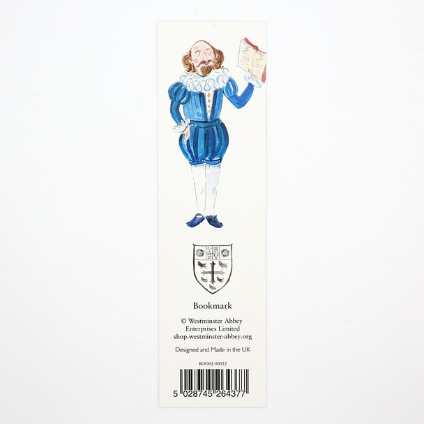 People of Westminster Abbey William Shakespeare Bookmark