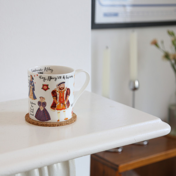 Henry VIII and his Six Wives Bone China Mug