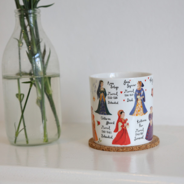 Henry VIII and his Six Wives Bone China Mug
