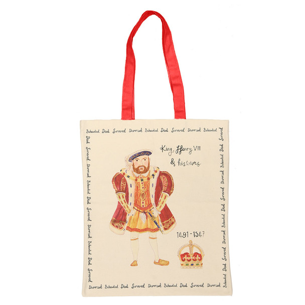 Henry VIII and his Six Wives Cotton Tote Bag