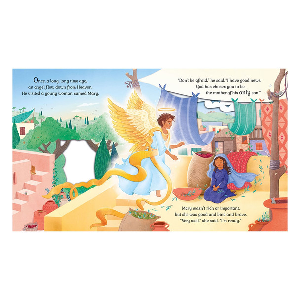 Usborne Peep Inside: The Nativity (Board book)