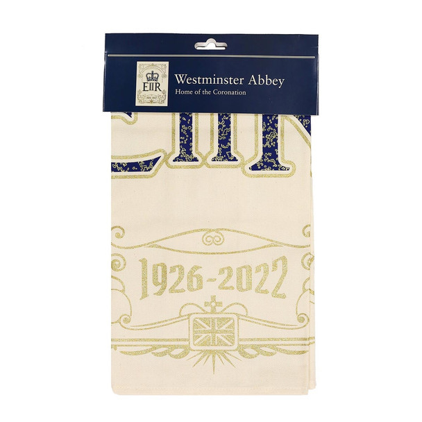 Westminster Abbey Queen Elizabeth II Tea Towel