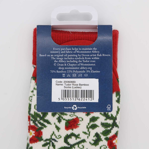 Tudor Rose Bamboo Socks