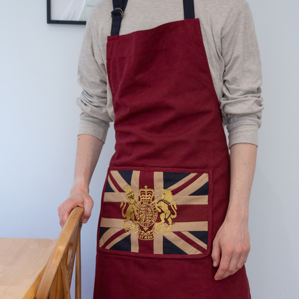 Royal Crest Union Jack Apron