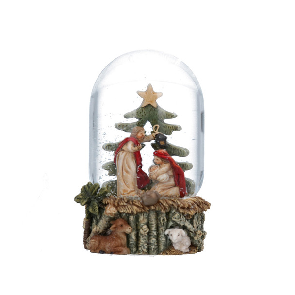 Nativity Glass Snow Dome