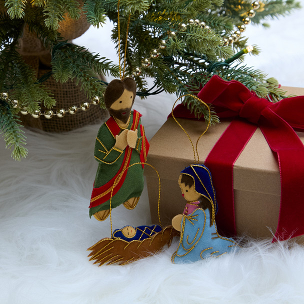 Nativity Set of 3 Decorations