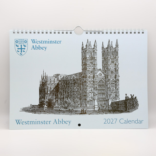 Westminster Abbey Goil Foil 2027 Calendar