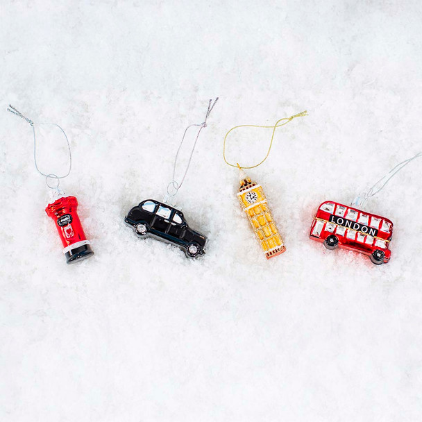 London Mini Bauble Set