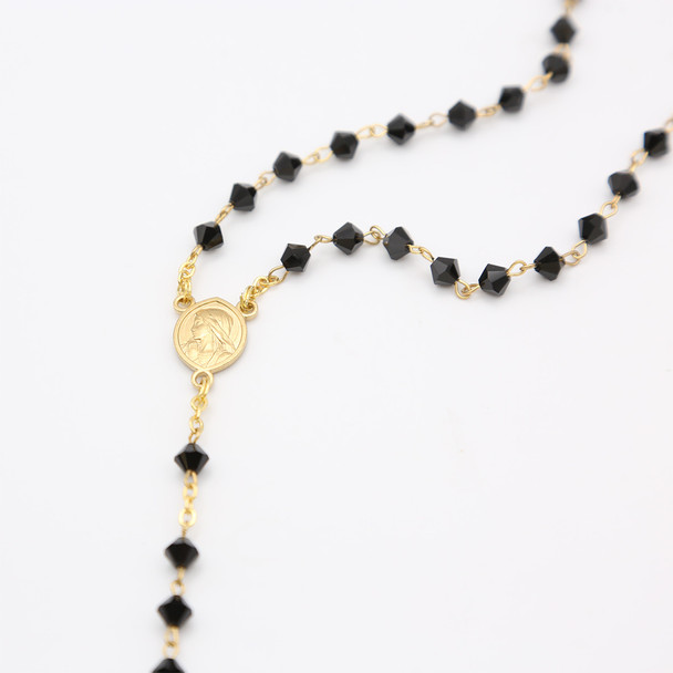 Black Crystal Rosary