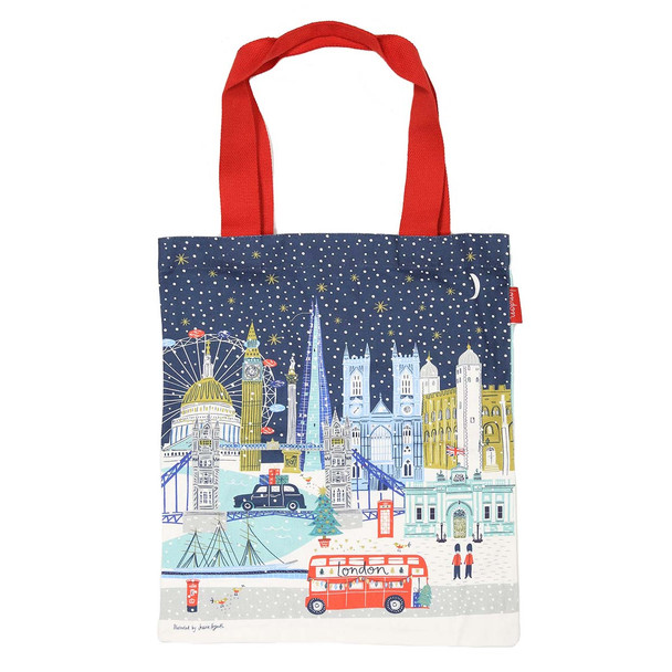 London at Christmas Winter Tote Bag