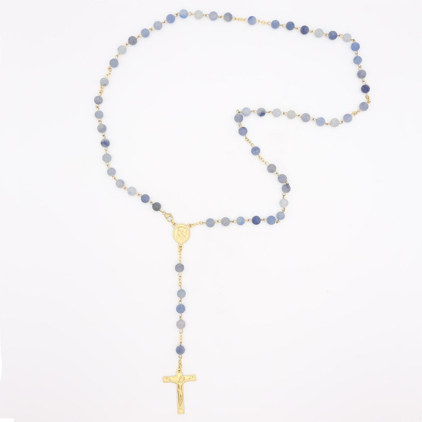 Blue Aventurine Stone Rosary