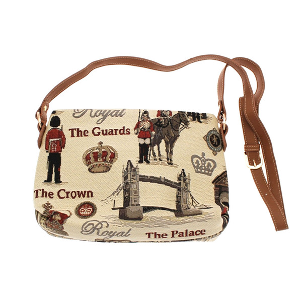 London Guards Tapestry Across Body Bag
