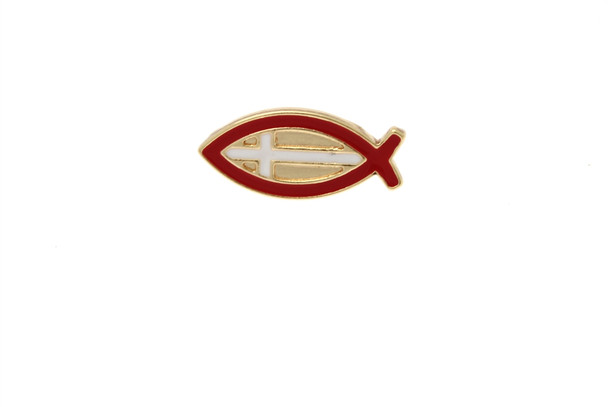 Westminster Abbey Fish and Cross Pin