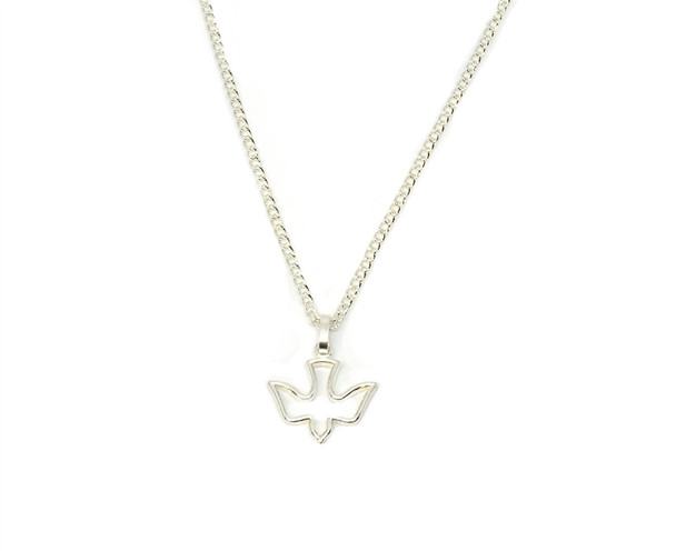Westminster Abbey Silver Dove Necklace