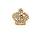 Gold Colour Crystal Crown RIng