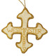 Patonce Cross Beaded Decoration