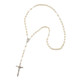 Cream Pearl Bead Rosary