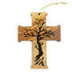 Tree of Life Olive Wood Hanging Cross