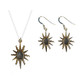 Elizabeth I Sunburst Necklace and Earrings Set