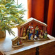 Ceramic Nativity Set with Stable