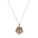 Rose Gold Plated Tudor Rose Necklace Chain