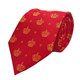 Red St. Edward's Coronation Crown Silk Tie
