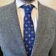 Blue St. Edward's Coronation Crown Silk Tie