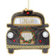 Black London Taxi Fabric Christmas Decoration Black London Taxi Fabric Christmas Decoration