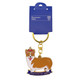 Westminster Abbey Corgi Enamel Keyring