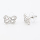 Queen Elizabeth II Sterling Silver Bow Earrings