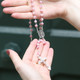 Pink Glass Rosary
