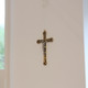 Coloured Metal Hanging Cross