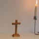 Free Standing Pear Wood Crucifix Cross