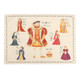 Henry VIII and his Six Wives Cotton Tea Towel