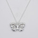 Queen Elizabeth II Sterling Silver Bow Necklace