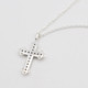 Silver Studded Cross