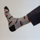 Grey London Taxi Socks