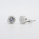 Silver Crown Stud Earrings