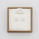 Silver Crown Stud Earrings