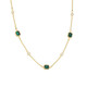 Queen Victoria Gold Malachite Necklac