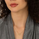 Oval 18k Gold Plated Necklace