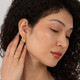 Blue Larimar 18k Gold Plated Earrings