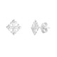 St Edwards Patonce Cross Silver Earrings