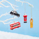 London Mini Bauble Set