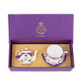Queen Victoria Miniature Tea Cup and Tea Pot Decoration Set