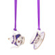 Queen Victoria Miniature Tea Cup and Tea Pot Decoration Set